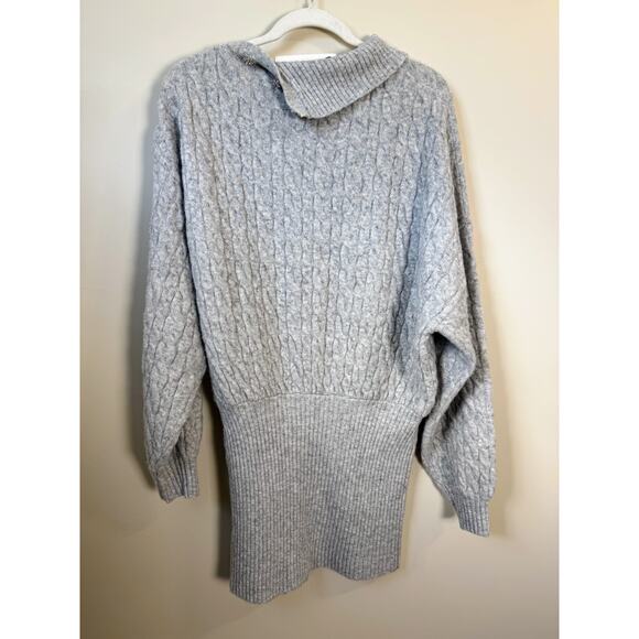 NEW NWT Retrofete Waverly Sweater Dress Stone Gray Size Medium - Picture 10 of 11